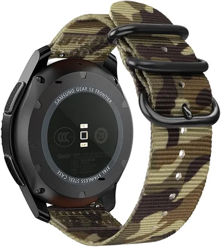 Miniatura 11 de Fintie - Correas deportiva de nailon suave de 0.87 pulgadas compatibles con Samsung Galaxy Watch 3 de 1.77 pulgadas, Galaxy Watch 1.81 pulgadas