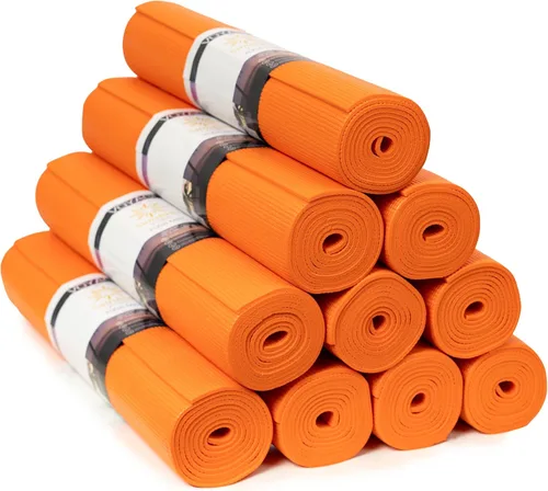Miniatura 10 de Voyage - Tapete de yoga a granel, paquete de 10, 72 x 24 pulgadas, esterillas de yoga profesionales para estudio y gimnasio, 0.197 in de grosor