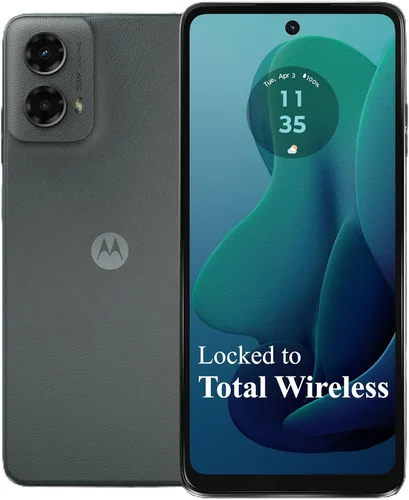 total wireless Motorola Moto g 5G (2024) Teléfono inteligente prepagado bloqueado, 128 GB, gris - Incluye plan de 30 días para llamadas, mensajes de