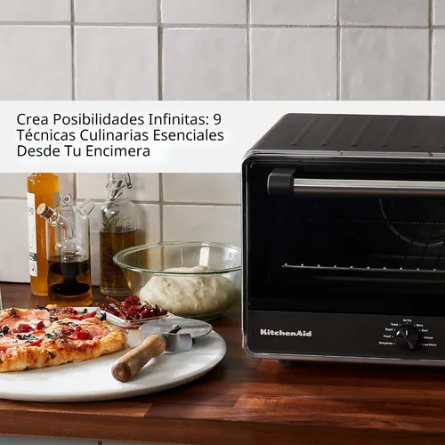Miniatura 4 de KitchenAid Horno de encimera Digital Air Fry, KCO124BM, negro mate