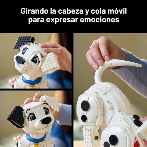 Miniatura 5 de LEGO Disney - Juego de construcción de cachorros de 101 dálmatas para adultos, kit coleccionable de bricolaje para fanáticos de las películas a