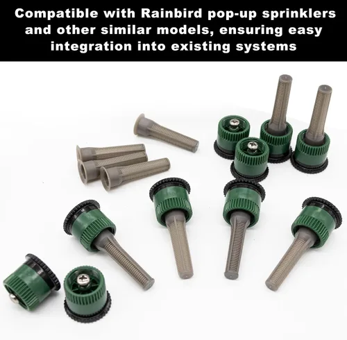 Miniatura 6 de 10 boquillas de arco variable 12AN, cabezales de aspersor emergentes de repuesto giratorios de 360 grados compatibles con Rainbird Hunter para riego