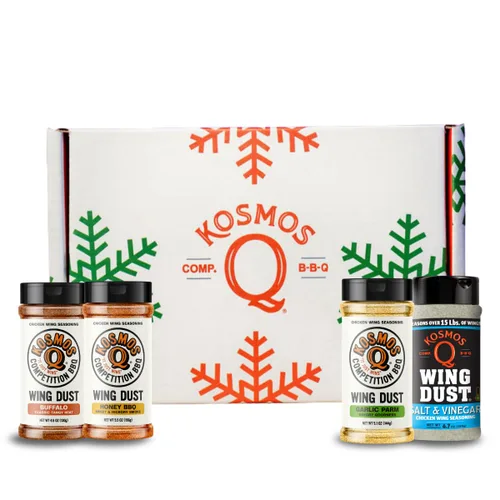 Miniatura 4 de Kosmos Q BBQ Box, Original Competition Barbecue Sauce Plus Dirty Bird & Honey KB Dry Rubs, Gift Set for Smoking & Grilling Chicken, Ribs, Pulled