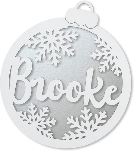 Miniatura 14 de Bolas de madera para árboles, regalos personalizados, adorno de Navidad, decoración de Navidad, regalos familiares, regalos de adorno de vacaciones
