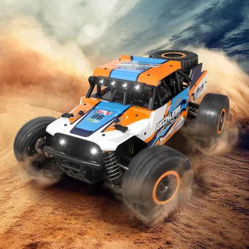 Miniatura 7 de Axirata Auto a Control Remoto, Alta Velocidad 40+KM/H Todoterreno Juguetes de Auto RC Rápido, 1:20 Monster RC Truck 4WD 2.4GHz Impermeable