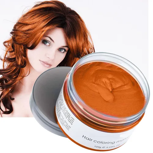 Miniatura 9 de Spray de color naranja temporal, tinte para el cabello para cosplay, fiesta, mascarada, Halloween (naranja, 1 unidad)