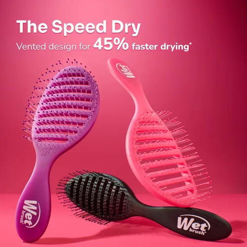 Miniatura 10 de Wet Brush Cepillo para Cabello de Secado Rápido - Salpicaduras (Color Wash) - Diseño Ventilado y Cerdas Ultra Suaves HeatFlex Son Seguras