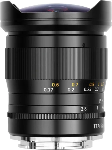 TTArtisan Lente manual de ojo de pez ultra ancho F2.8 de 0.433 in para Sony E Mount A7, A7II (A7M2), A7III, (A7M3), A7R, A7RII (A7RM2), A7RIII