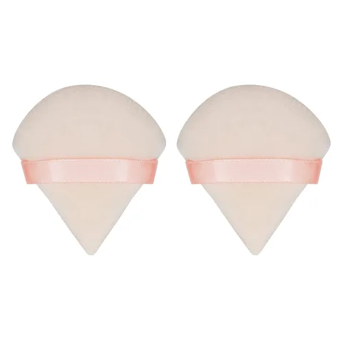 Miniatura 16 de 16 Esponjas de Maquillaje Triangulares, Esponja de Maquillaje Facial para Polvo Suelto Corporal Herramienta de Belleza Rosa