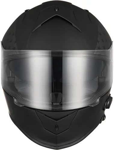 Miniatura 3 de VCAN - Casco integral de motocicleta con Bluetooth integrado, cara completa con doble visera