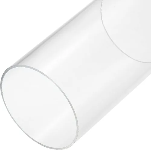 Miniatura 22 de MECCANIXITY Tubo acrílico transparente rígido redondo tubo 145 mm (5.7 ") ID 150 mm (6") OD 6" para lámparas y linternas, sistema de refrigeración