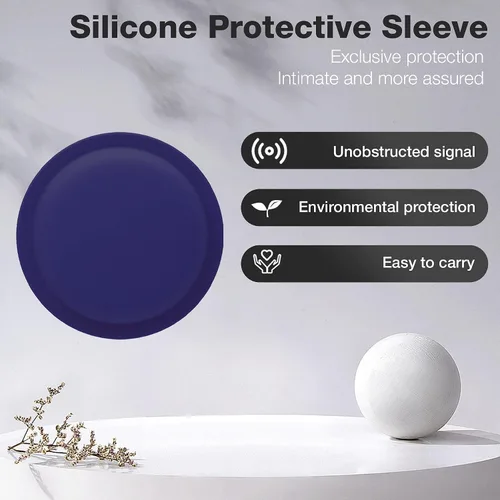 Miniatura 5 de LiZHi Funda para Apple Airtag Holder Airtag Case Cover Airtag Adhesivo Adhesivo Adhesivo de Silicona para TV Remoto Coche AirTag Funda Teléfono 2