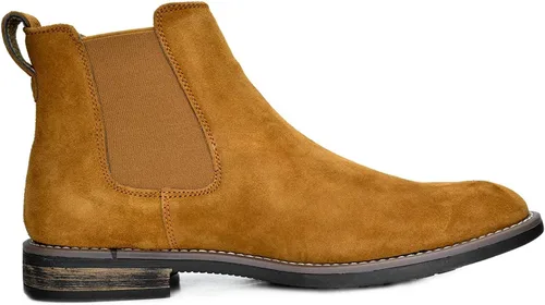 Miniatura 3 de Bruno Marc - Botines tipo Chelsea de gamuza y piel para hombre