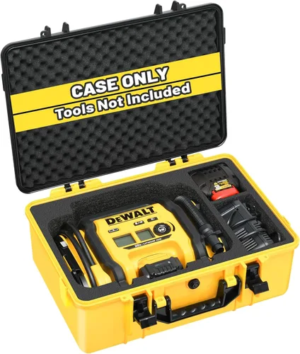 Miniatura 7 de LOTOCASE Estuche rígido para compresor de aire compatible con el inflador de neumáticos DEWALT 20V MAX DCC020IB, bolsa de transporte