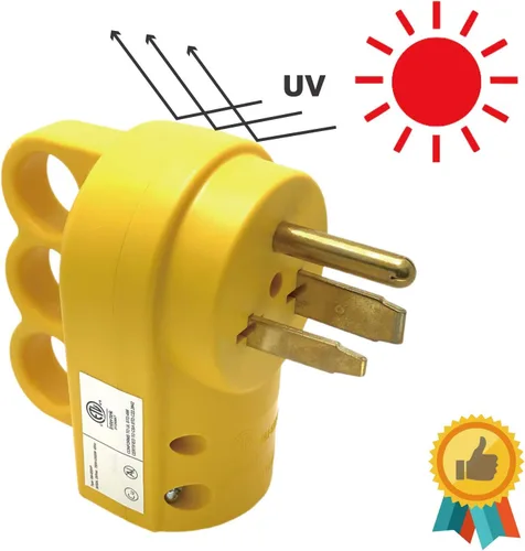 Miniatura 6 de Sintron NEMA 6-30P/6-50P Enchufe de hoja recta, cuchillas intercambiables, para aires acondicionados, equipos de cocina y soldador de arco, 125/250