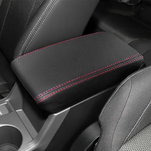 Miniatura 11 de Funda para reposabrazos de consola central para Subaru Crosstrek/Impreza, accesorios 2024 2025 2026 de cuero para consola central, caja de naranja