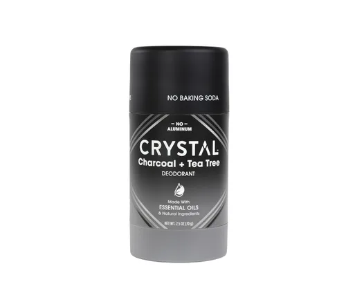 Crystal Magnesium Solid Stick Desodorante natural, desodorante sin aluminio no irritante para hombres o mujeres, combate de forma segura y eficaz el