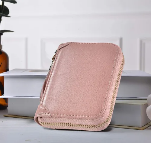 Miniatura 2 de Tarjetero de piel para tarjetas de crédito y carnet de identidad, con tecnología RFID, para mujer