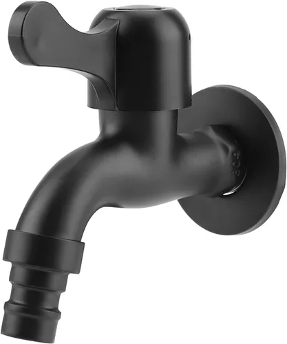 Miniatura 10 de Grifo de jardín de acero inoxidable montado en la pared para manguera, piscina, lavadora, baño exterior (grifo de fregadero de top)