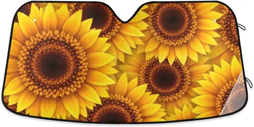 Miniatura 13 de Acuarela Limón Frutas Flores Flores Flores Parabrisas Coche Parabrisas Parasol Plegable Reflectante Bloquea los Rayos