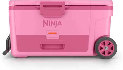Miniatura 10 de Ninja Enfriador Enfriador FrostVault de 45QT con ruedas Aislado con cajón de almacenamiento Temp Dry Mantiene el hielo frío durante días