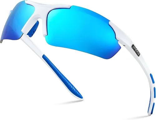 Miniatura 23 de Lentes de sol polarizados deportivos para hombres y mujeres, con diseño envolvente, UV400, para correr, béisbol, sóftbol, ciclismo, conducción