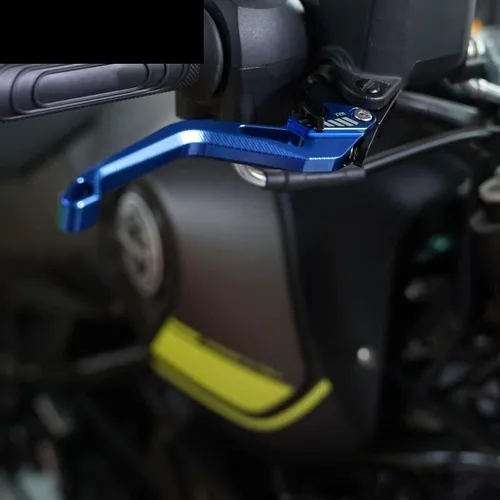 Miniatura 3 de W para Yamaha MT03 MT 03 2015 2016 2017 2018 2019-2022 motocicleta Palancas de embrague de freno corto Y (Color : gris)
