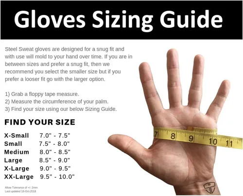Miniatura 2 de Steel Sweat Guantes de entrenamiento, ideales para gimnasio, levantamiento de pesas, fitness, entrenamiento y crossfit, hechos para hombres