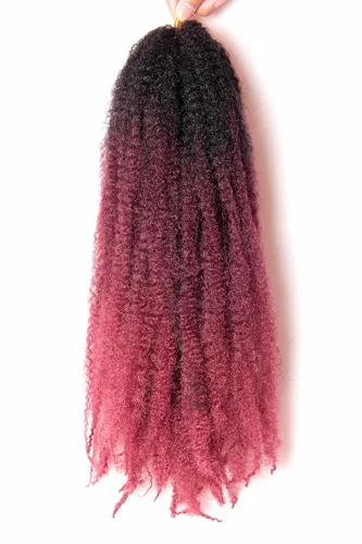 Miniatura 41 de Cabello trenzado Marley Twist de 18 pulgadas, extensiones sintéticas suaves, esponjosas y versátiles para estilos de aspecto natural, perfecto