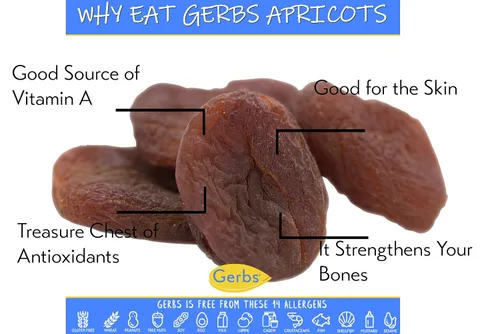 Frutas secas GERBS, Top 14 libres de alergia alimentaria, sin sulfuro, sin conservantes, sin OMG, vegano