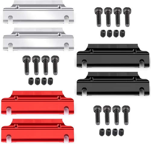 Miniatura 6 de SWX 2 soportes de barra estabilizadora central de aluminio, escala 1/8 ARRMA 6S, retenedor de barra de rodillo de aleación compatible con piezas