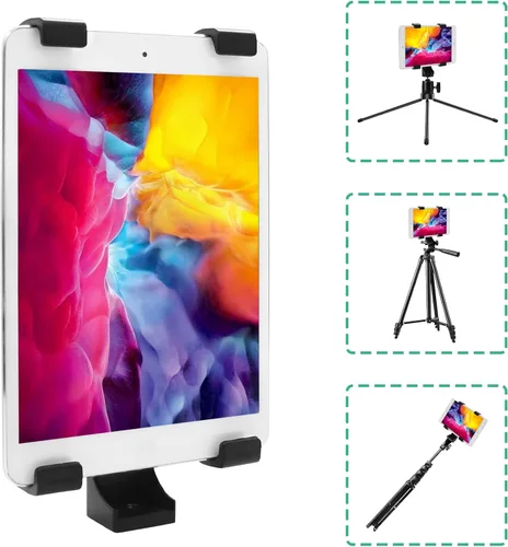 Miniatura 6 de LINKCOOL Adaptador universal de trípode para tablet, para iPad/Air/Mini, Samsung Galaxy Tab, Nexus y la mayoría de las tabletas, compatible