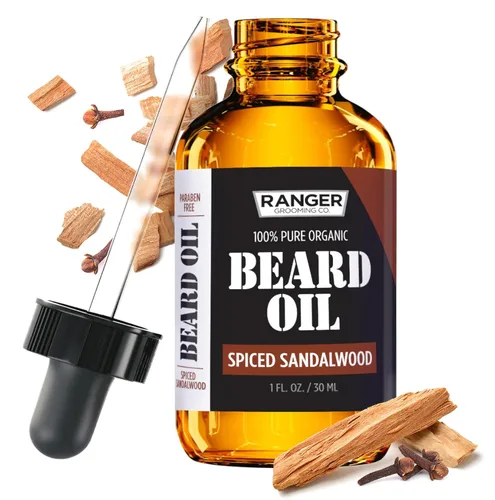 Miniatura 6 de Leven Rose Ranger Grooming Co - Aceite para barba para hombres y suavizante de barba 100% puro y natural para hombres barbudos, bigotes y piel