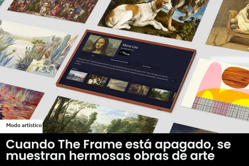 Miniatura 5 de Samsung Clase de 32 Pulgadas QLED The Frame Serie LS03C, Quantum HDR, Modo Arte, Pantalla Mate Antirreflejo, Soporte de Pared de Ajuste Delgado