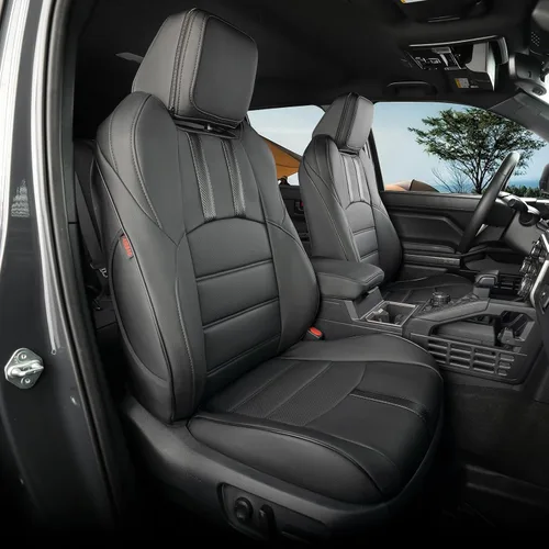 Miniatura 15 de coverdream Fundas de asiento de cuero impermeables 4Runner de ajuste personalizado para Toyota 4Runner 2010-2024 (5 plazas), cobertura completa