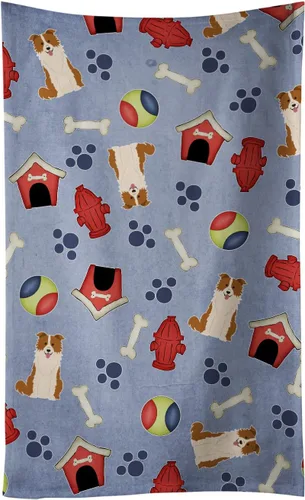 Miniatura 79 de Caroline's Treasures BB2654KTWL Dog House Collection Airedale - Toalla de cocina para invitados, toalla de baño decorativa para cara, té, paño