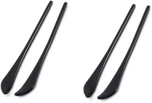 Miniatura 4 de 2 pares de puntas de extremo para lentes de sol, calcetines de oreja, tubo, de plástico, cemento, fundas de repuesto cómodo para piernas de metal