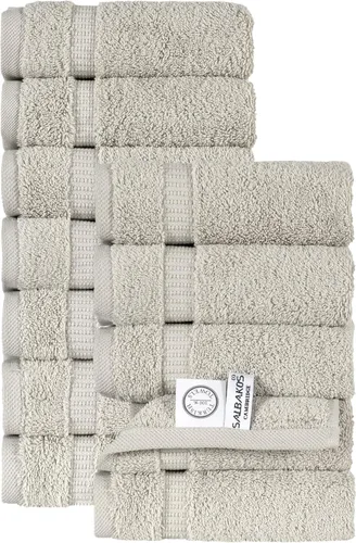 Miniatura 65 de Juego de alfombra de baño 100 % de algodón turco para hotel y spa de lujo y opciones de tapete de baño de espuma viscoelástica