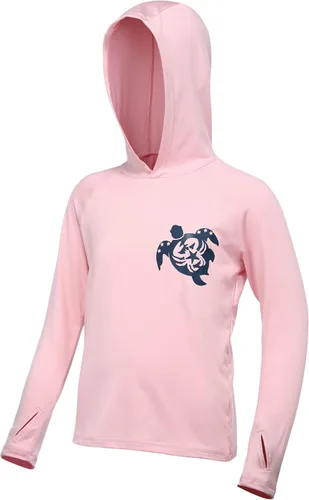 Miniatura 22 de Sudadera con capucha para niños, protección solar UPF 50+, manga larga, protección solar UV, camisa de pesca para niños y jóvenes, camisas de agua