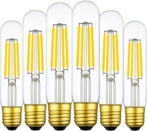 Miniatura 15 de Bombillas LED G16.5, regulables, 4 W (equivalente a 40 W), blanco cálido 2700 K, 400 lúmenes, base media E26, estilo de filamento vintage, sin