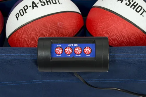 Miniatura 5 de Pop-A-Shot - Home Dual Shot Arcade Basketball Game with NBA Graphics l Sensor Scoring l 16 Game Modes l 7 Balls l Foldable Storage l for All NBA Fans