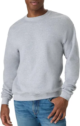 Miniatura 42 de Hanes EcoSmart - Sudadera de forro polar con cuello redondo para hombre, disponible en tallas grandes y altas, paquete de 1 o 2