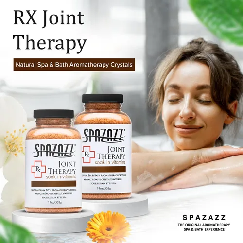 Miniatura 7 de Spazazz SPZ-602 RX Terapia Cristales Contenedor Minerales de Baño, 19-Onza, Terapia Articular, Inflamación