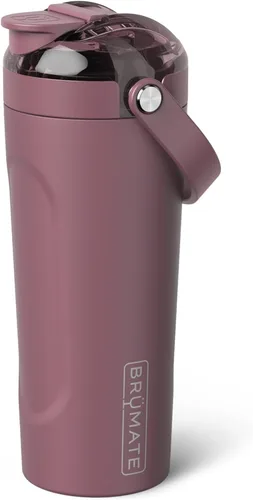 Miniatura 9 de BrüMate MultiShaker Botella Mezcladora Agitadora 100% A Prueba de Fugas Aislada de Acero Inoxidable Botella Agitadora de Proteínas y Pre Azul