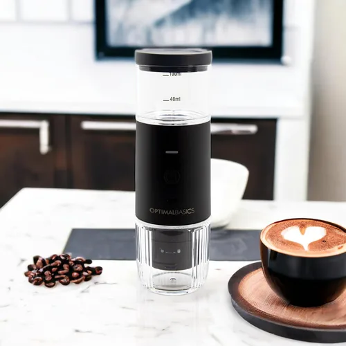 Miniatura 5 de Mini cafetera portátil de café expreso recargable por USB para espresso en polvo o cápsula