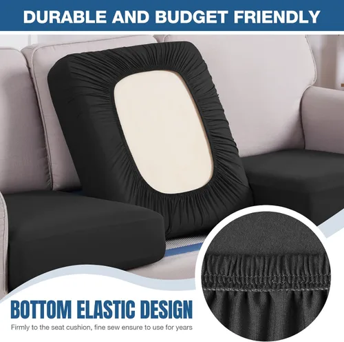 Miniatura 5 de TAOCOCO Fundas de Cojines de Sofá Elásticas Fundas de Asiento de Silla para Sillón, Fundas de Asiento de Sofá de 1 Pieza Protector de Muebles Suave