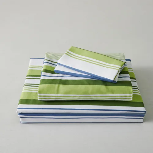Miniatura 5 de Swanson Beddings Juego de sábanas Serene 100% algodón: sábana bajera, sábana encimera y una funda de almohada a juego (tamaño individual)