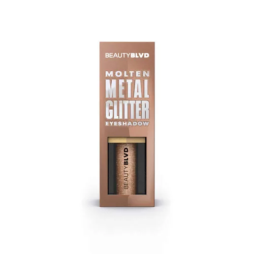 Sombra de ojos con purpurina de metal fundido, sombra de ojos metálica para ojos, sombra de ojos con purpurina altamente pigmentada, libre de