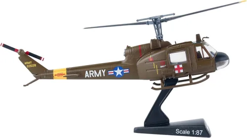Miniatura 3 de Daron Worldwide Trading Sello postal UH-1 Huey MEDEVAC Vehículo del Ejército de EE. UU. (Escala 1/87)
