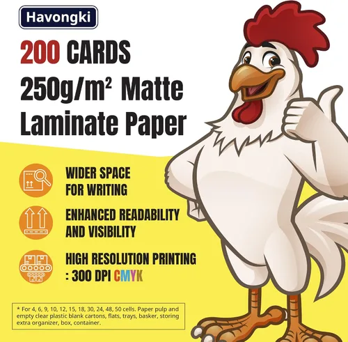 Miniatura 6 de 200 piezas - Etiquetas de tarjetas de instrucciones de cuidado de manejo de huevos frescos de granja 4, 6, 12, 15, 18, 30, 48, 50 cajas de cartón